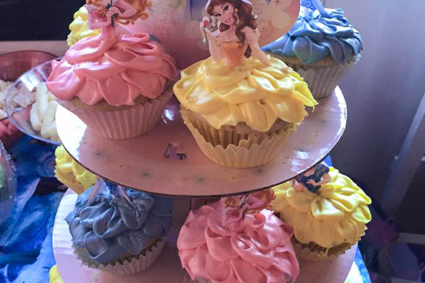 Custom Princess Cupcakes