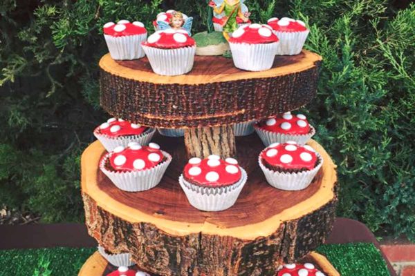 Toad Stool Cupcakes