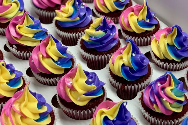 Swirl Cupcakes Purple