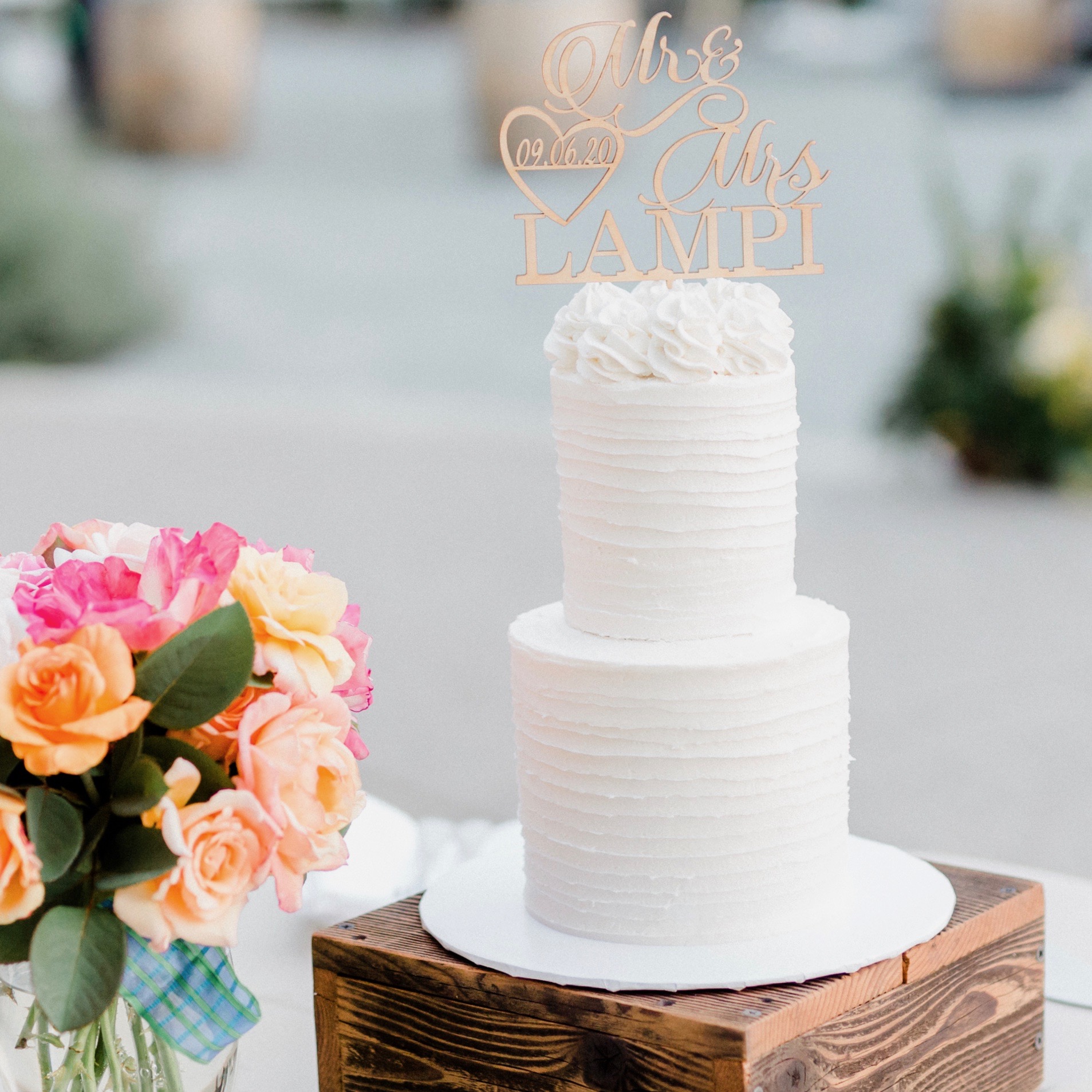 Boho Cake Server Cake Cutting Set Wedding Cake Knife Set Wedding