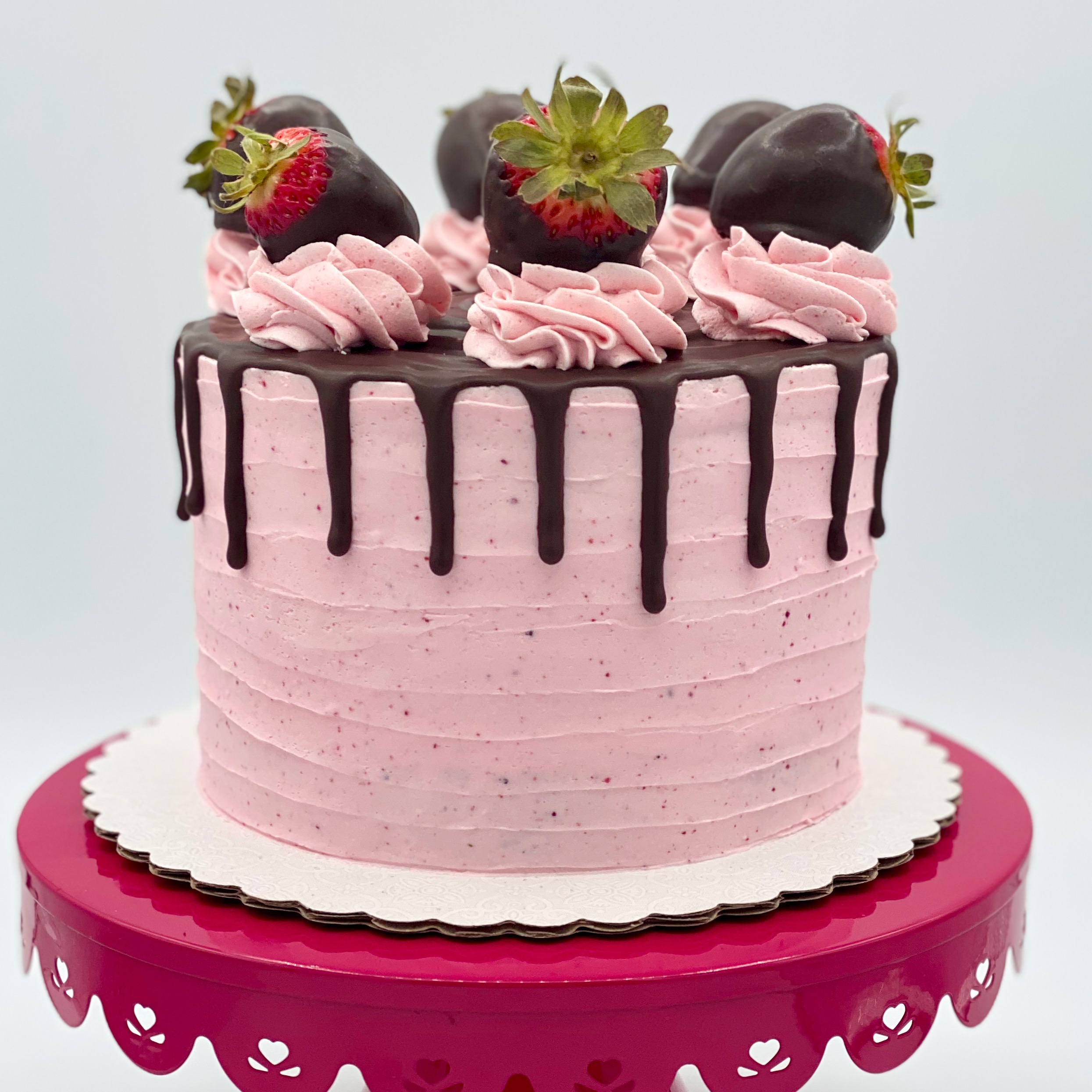 Chocolate Dipped Strawberry Cake – Sweet Freedom Bake Shop
