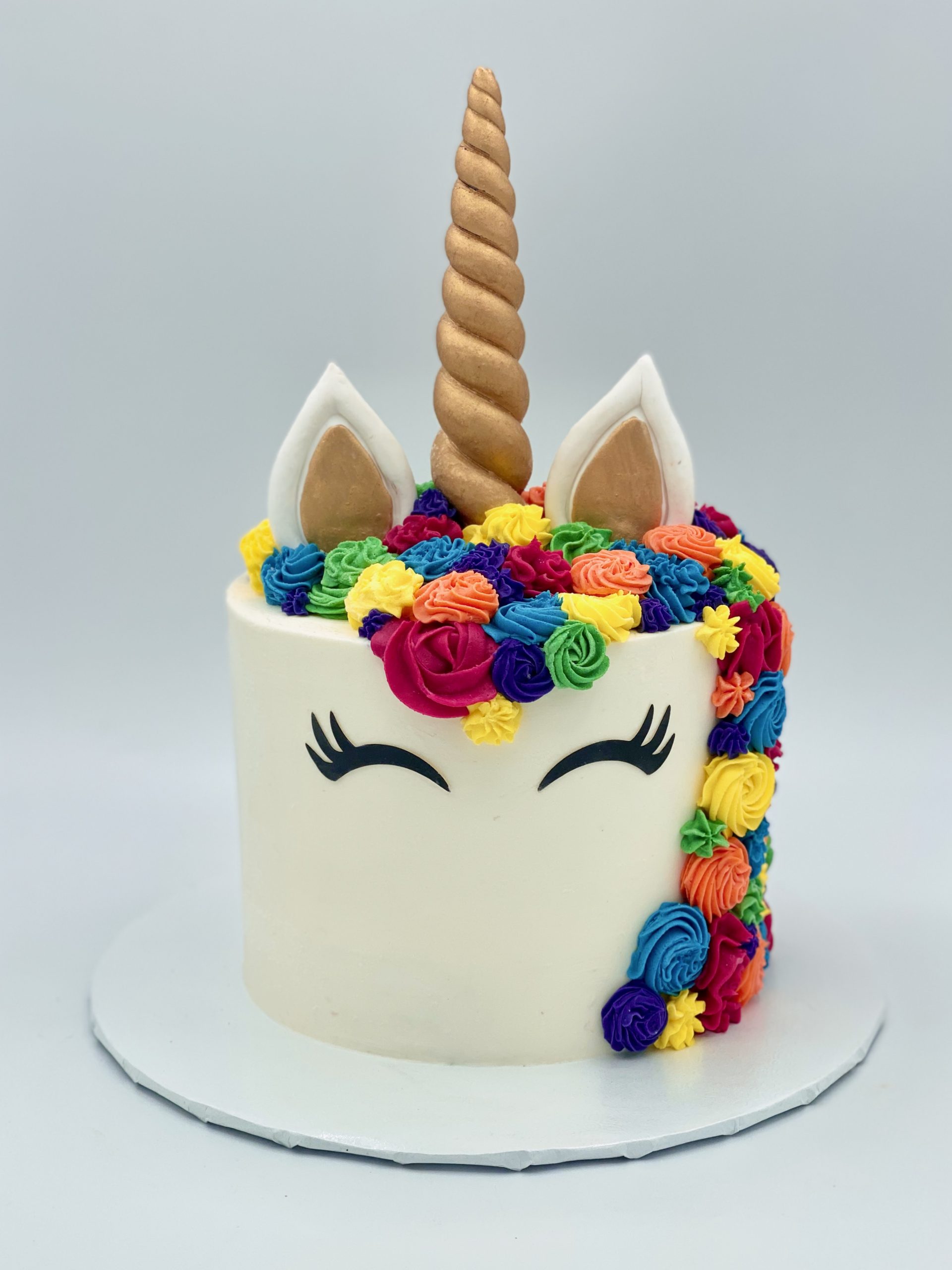 Unicorn Cake Coloring Pages - ColoringAll