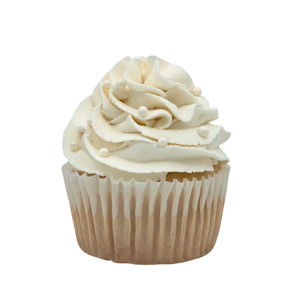 White Velvet Cupcake – Sweet Freedom Bake Shop